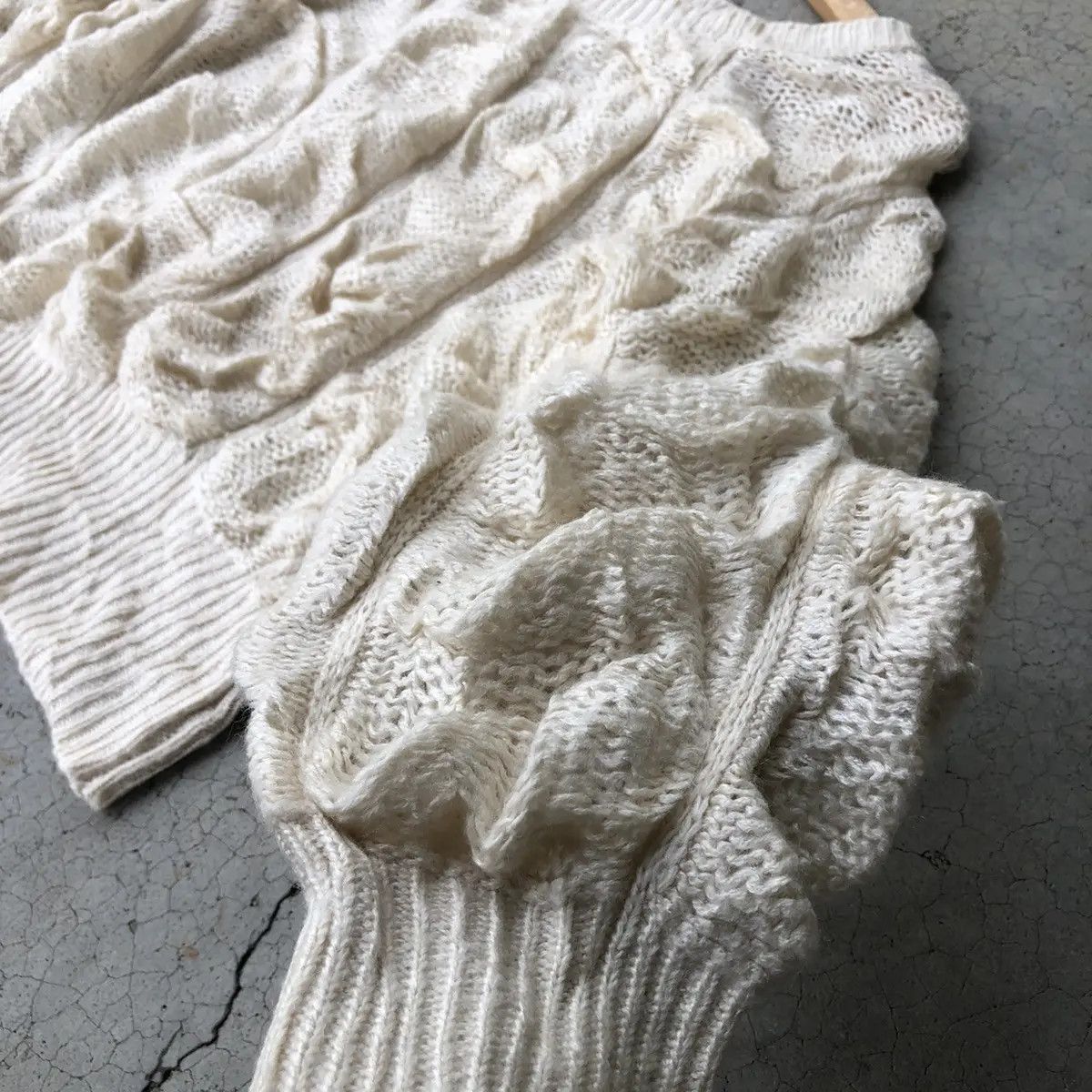 Designer × Japanese Brand 📌Very Rare Design Memeri/Jumper Like Crop Top Sweater Size US M / EU 48-50 / 2 - 4 Thumbnail