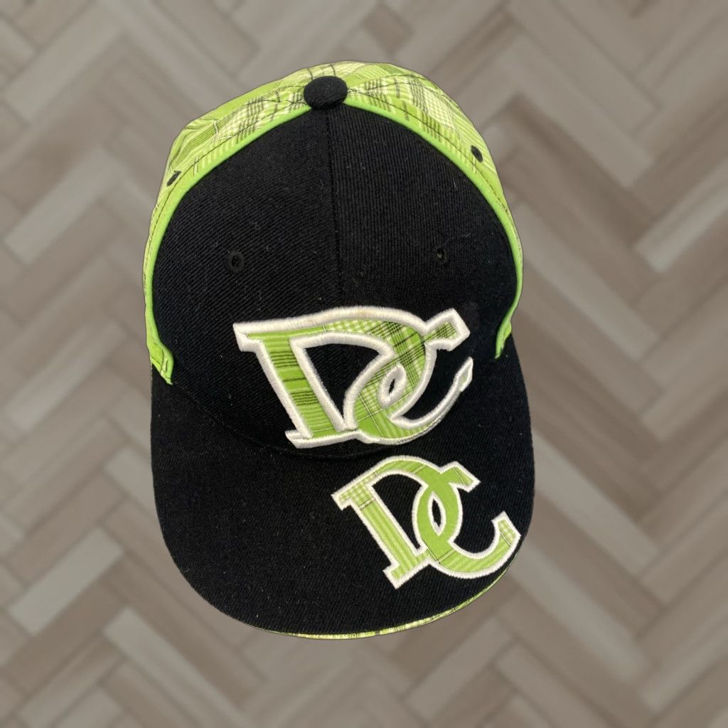 Hunter City Hunter Green Plaid Baseball Cap Adult Medium DC Ball Logo Casual Mens Size ONE SIZE - 1 Thumbnail