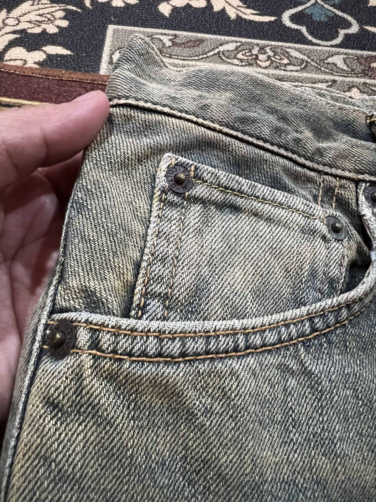 Edwin 💥Baggy💥 Edwin EXCLUSIVE Vintage XV 445 Faded Jeans Size US 29 - 9 Thumbnail