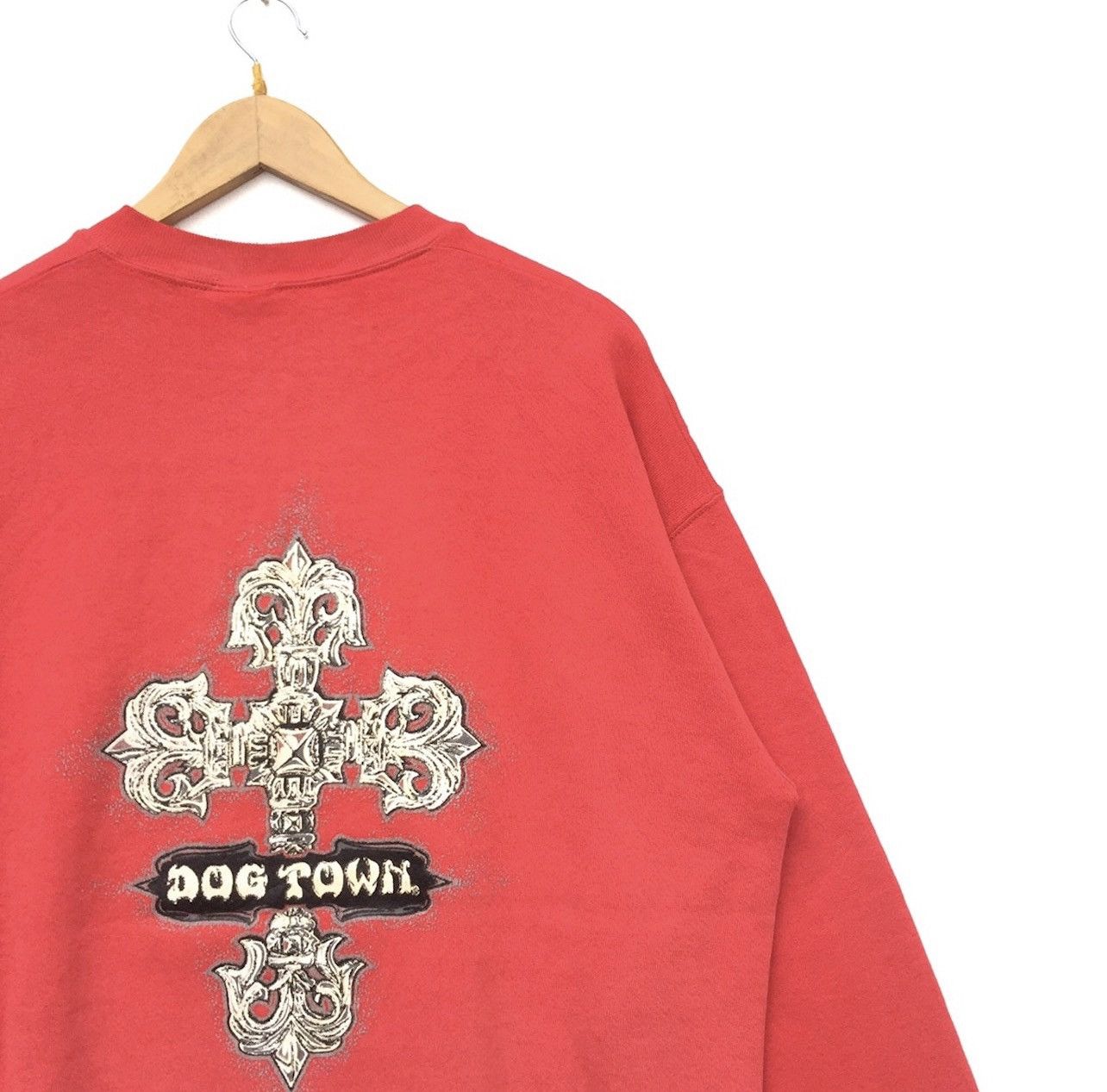 Dogtown Vintage 90s Dogtown Big Logo Sweatshirt | Spell Out | L | Size US L / EU 52-54 / 3 - 2 Thumbnail