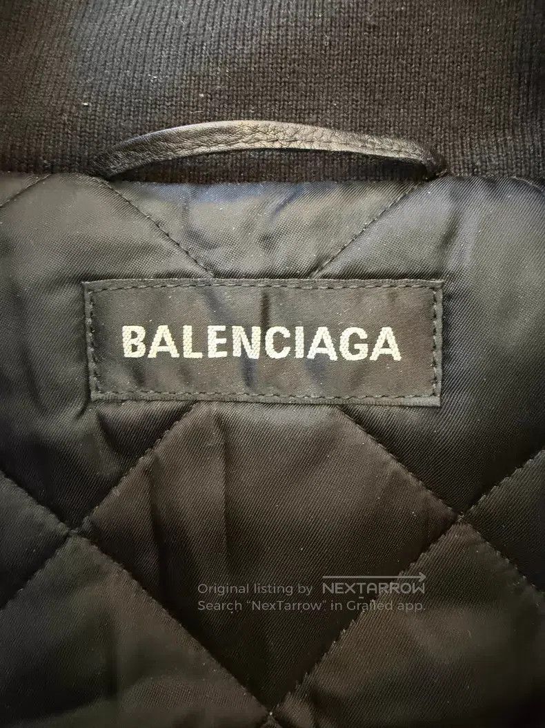 Balenciaga Balenciaga Fur Lined PARIS Jacket Size US S / EU 44-46 / 1 - 3 Thumbnail