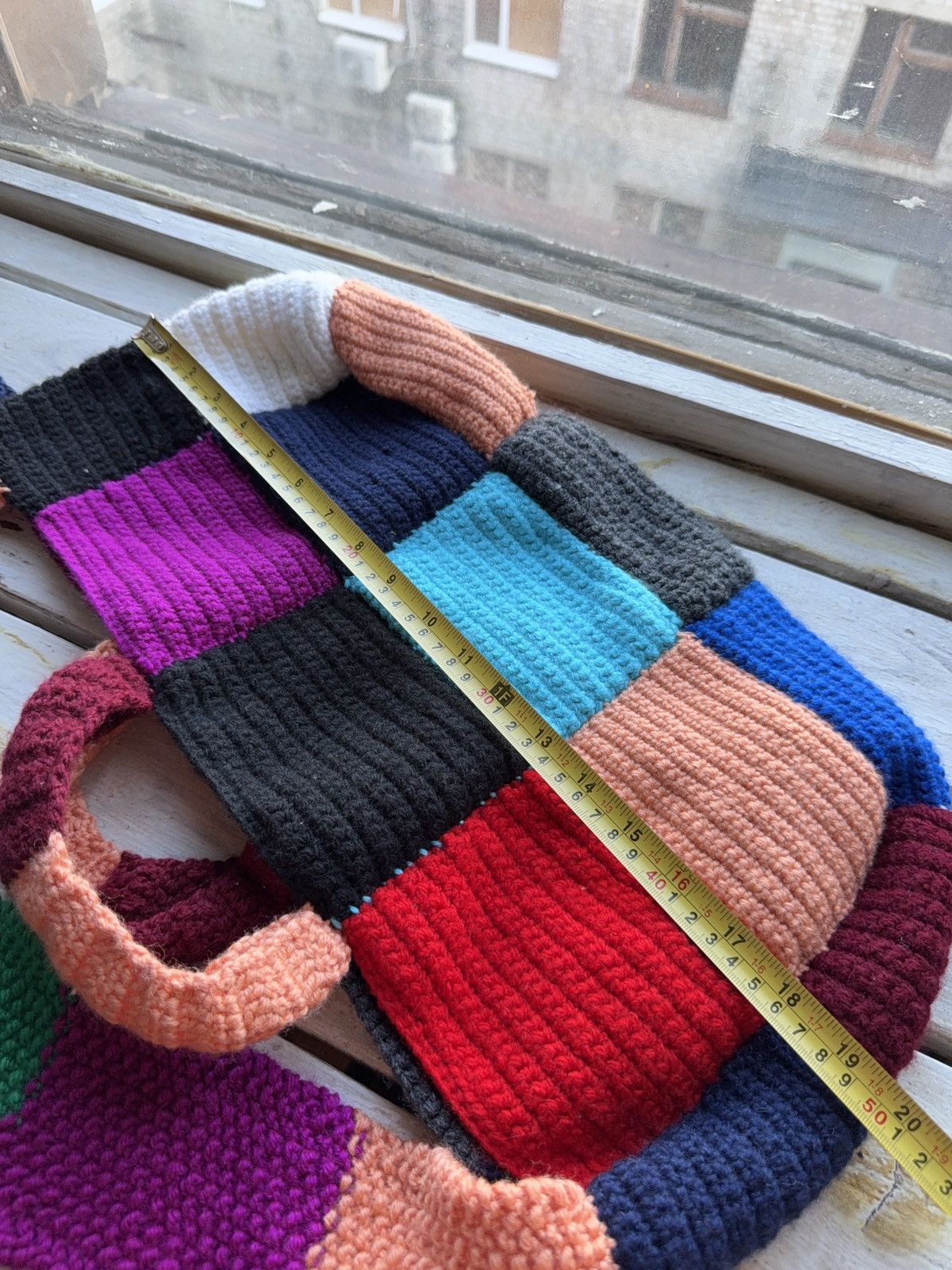 Japanese Brand Japanese style Handmade Knit Y2K 00s Retro Boho bag Size ONE SIZE - 7 Thumbnail
