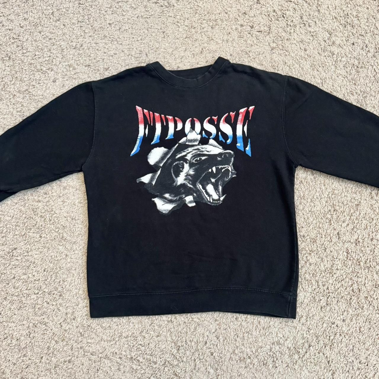 Other FTP FTPOSSEE Black Crewneck Sweatshirt Large Size US L / EU 52-54 / 3 - 3 Thumbnail