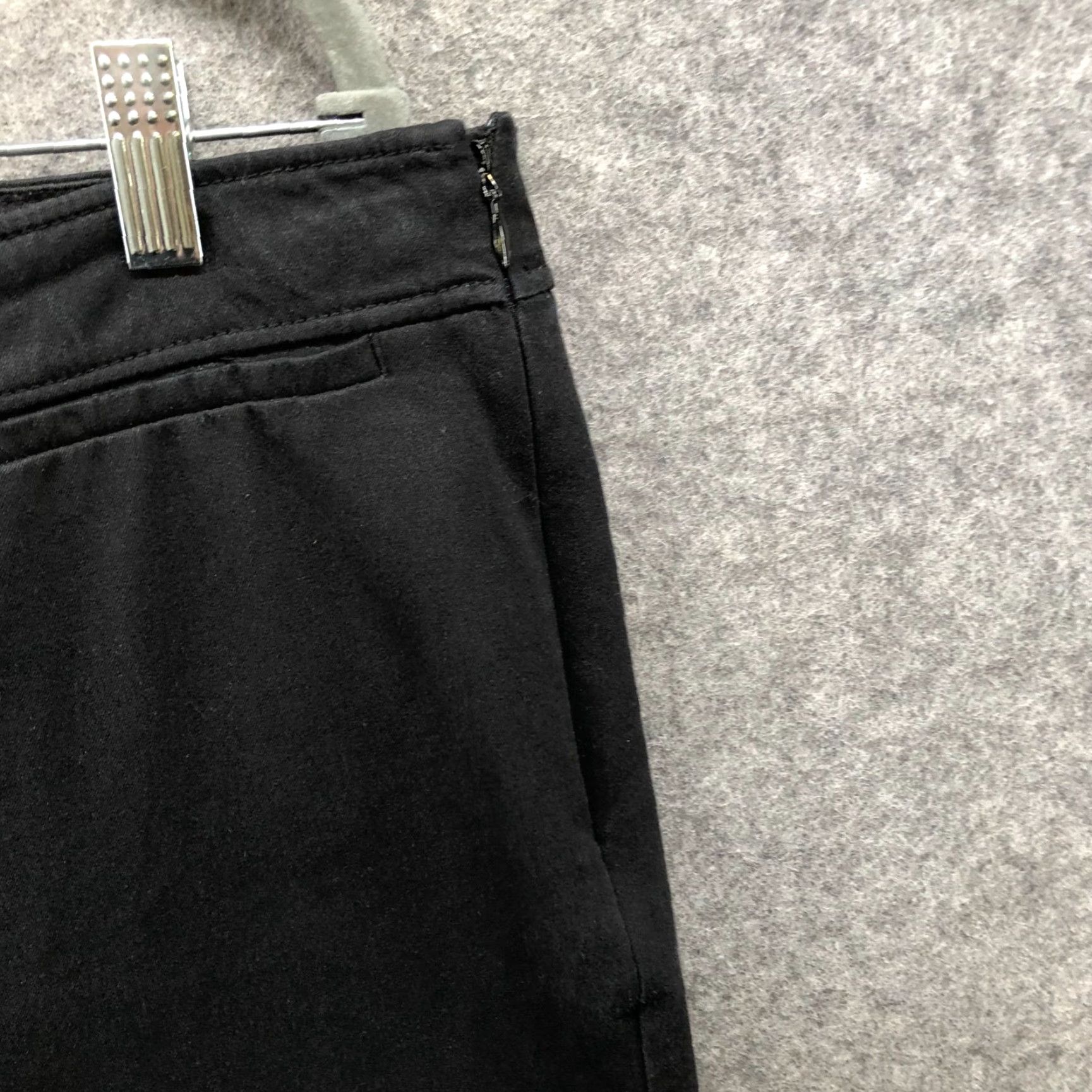 Talbots VINTAGE? No. Talbots Chatham Ankle Pants Womens 12 Black Chino Slim Stretch Size 34" / US 12 / IT 48 - 5 Thumbnail