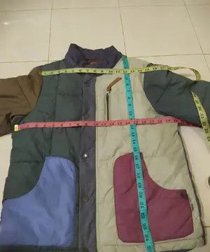 Japanese Brand Corisco Japan Colourblock Quilted Jacket Size US M / EU 48-50 / 2 - 14 Thumbnail