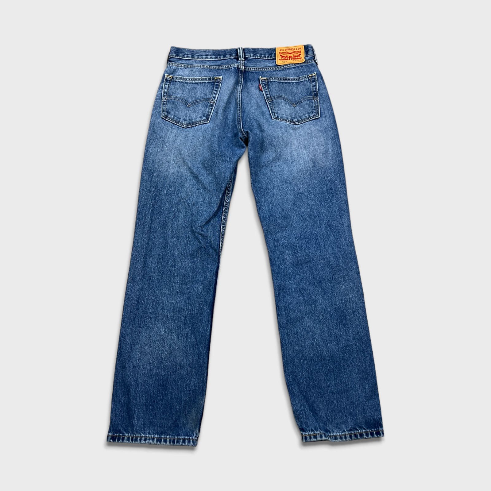 Levi's × Vintage Levi's 514 Jeans 32x31 Straight Fit American Denim Pants Size US 32 / EU 48 - 4 Thumbnail