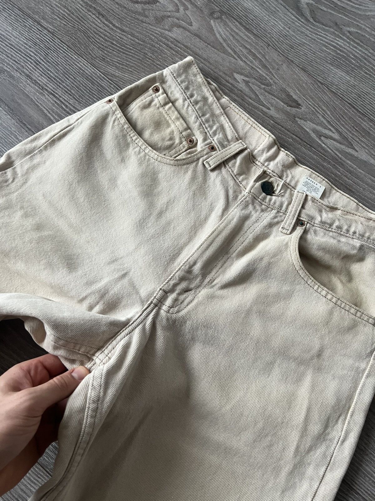 Levi's × Vintage ‼️Levis Vintage White Denim Made In USA 550 Relaxed Fit Jeans Size US 32 / EU 48 - 13 Thumbnail