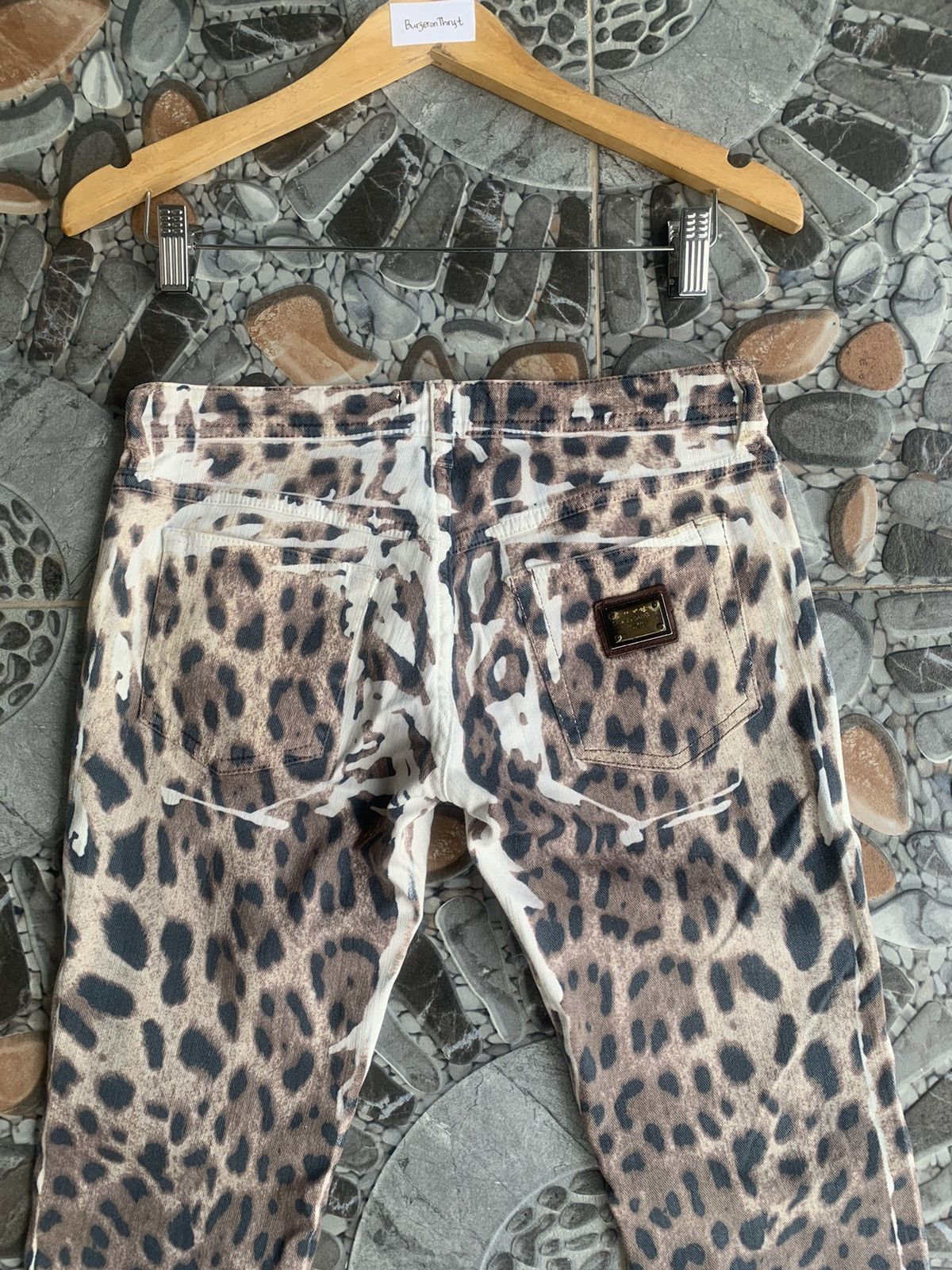 Dolce & Gabbana Dolce & Gabbana Leopard Printed Jeans Size 26" / US 2 / IT 38 - 6 Thumbnail