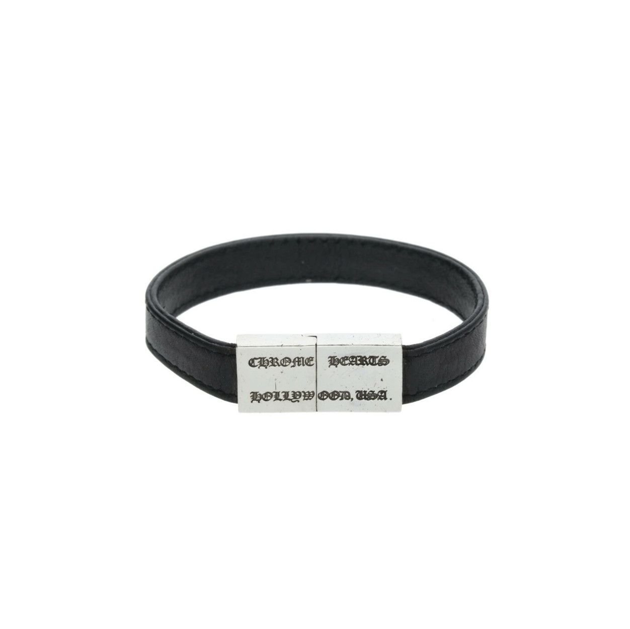 Chrome Hearts CHROME HEARTS HOLLYWOOD LEATHER BRACELET Size ONE SIZE - 1 Thumbnail