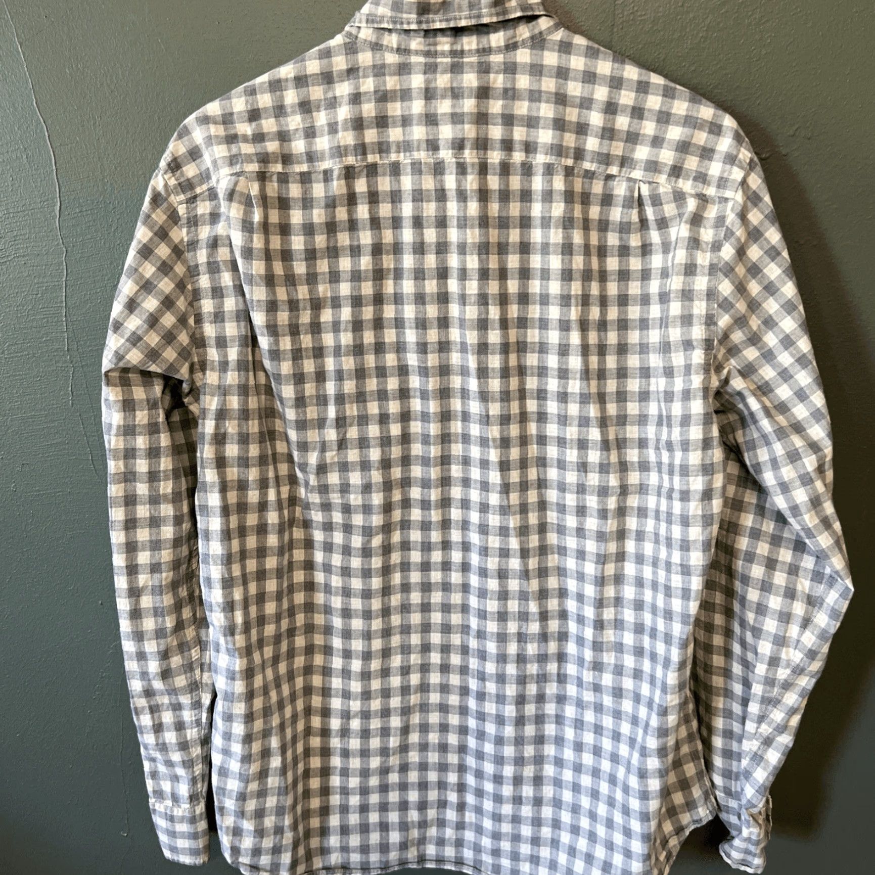 J.Crew J. Crew Mens Shirt Slim Fit Gray White Stripe Long Sleeve Button-Down Cotton Size US L / EU 52-54 / 3 - 3 Thumbnail