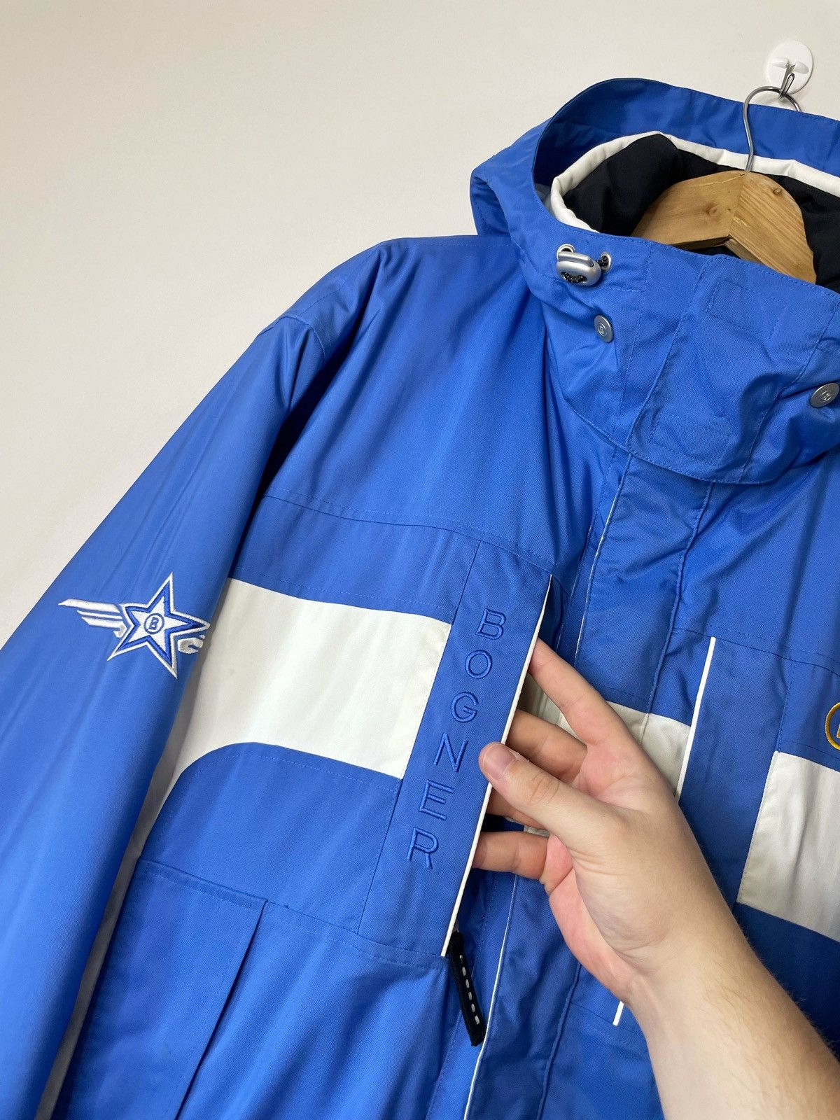 Bogner Bogner x Goan Thylmann Men’s Ski Hooded Jacket Blue Size US L / EU 52-54 / 3 - 6 Thumbnail
