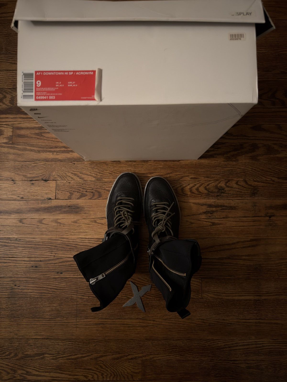 Acronym × Nike Acronym x Nike Black/Olive Downtown AF1 Size US 9 / EU 42 - 1 Thumbnail