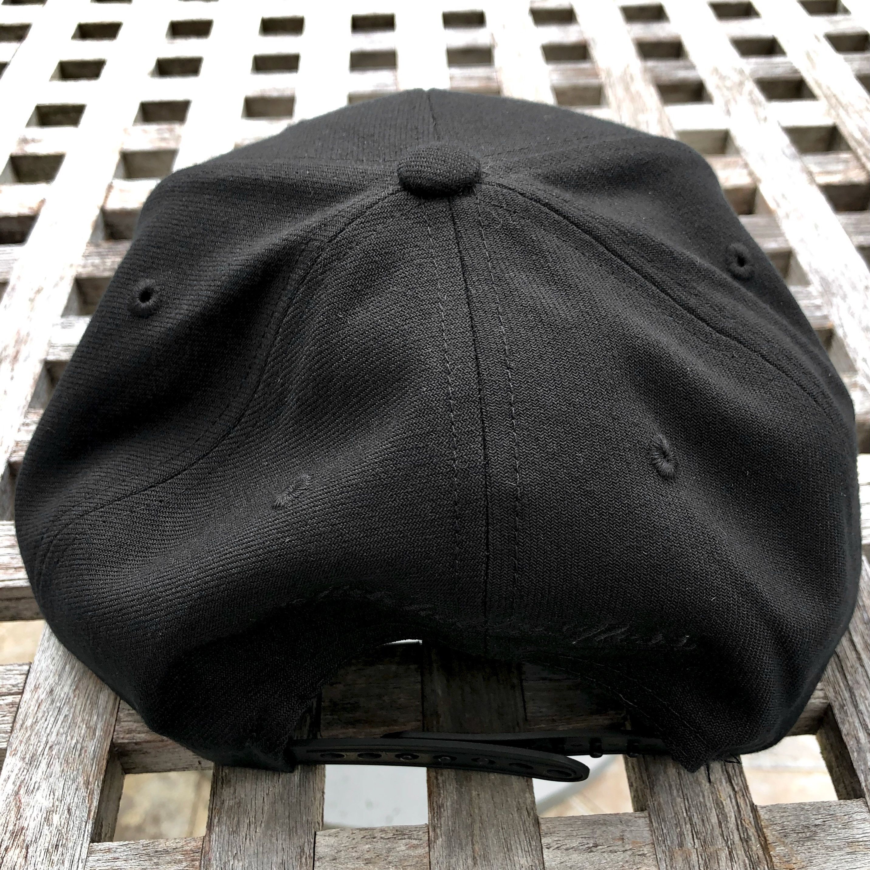 New Era Chicago Bulls Logo Patch Blackout Snapback Hat Size ONE SIZE - 5 Thumbnail