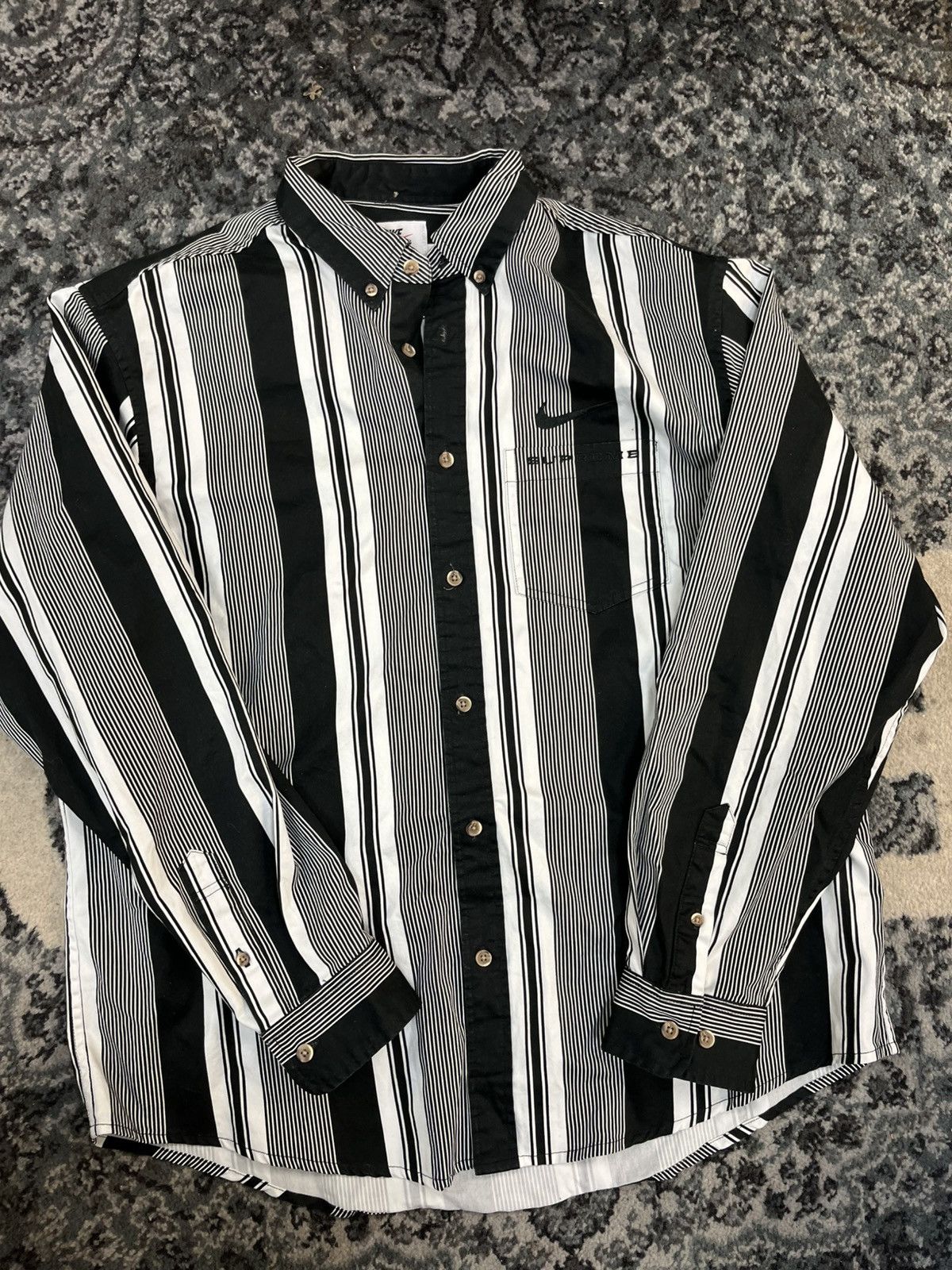 Nike × Supreme Nike x Supreme Button Up Shirt Size US M / EU 48-50 / 2 - 1 Thumbnail