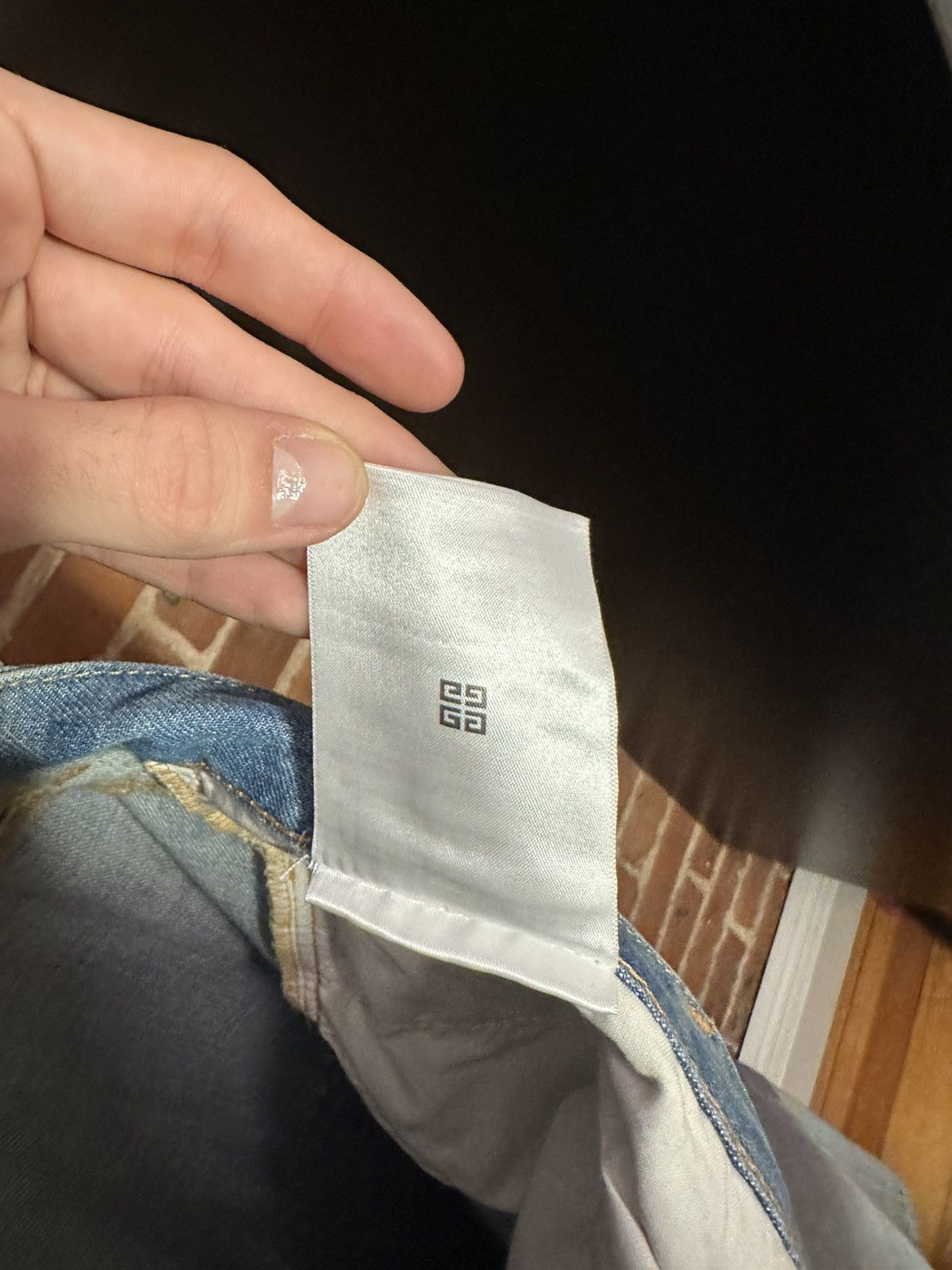 Givenchy MMW Distressed Two-Tone Jeans Size US 29 - 9 Thumbnail