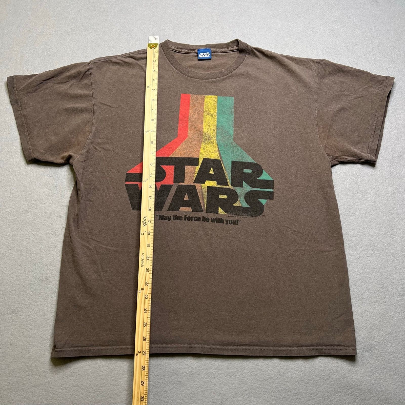 Star Wars Star Wars Retro Graphic Tee “May The Force Be With You” Size US XL / EU 56 / 4 - 6 Thumbnail