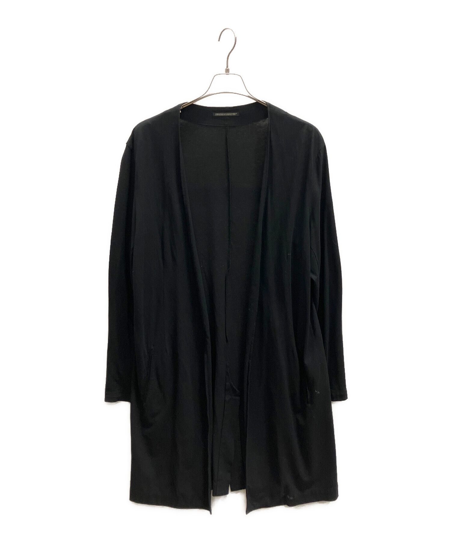 Yohji Yamamoto Yohji Yamamoto pour homme collarless long coat Size US XL / EU 56 / 4 - 1 Thumbnail
