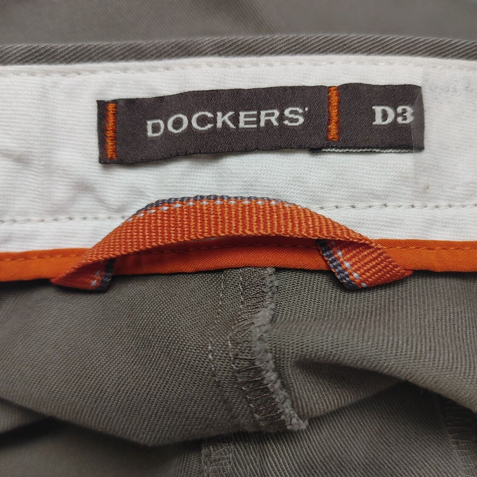Dockers Dockers D3 Men's Gray Khaki Dress Pants 34x32 Size US 34 / EU 50 - 2 Thumbnail