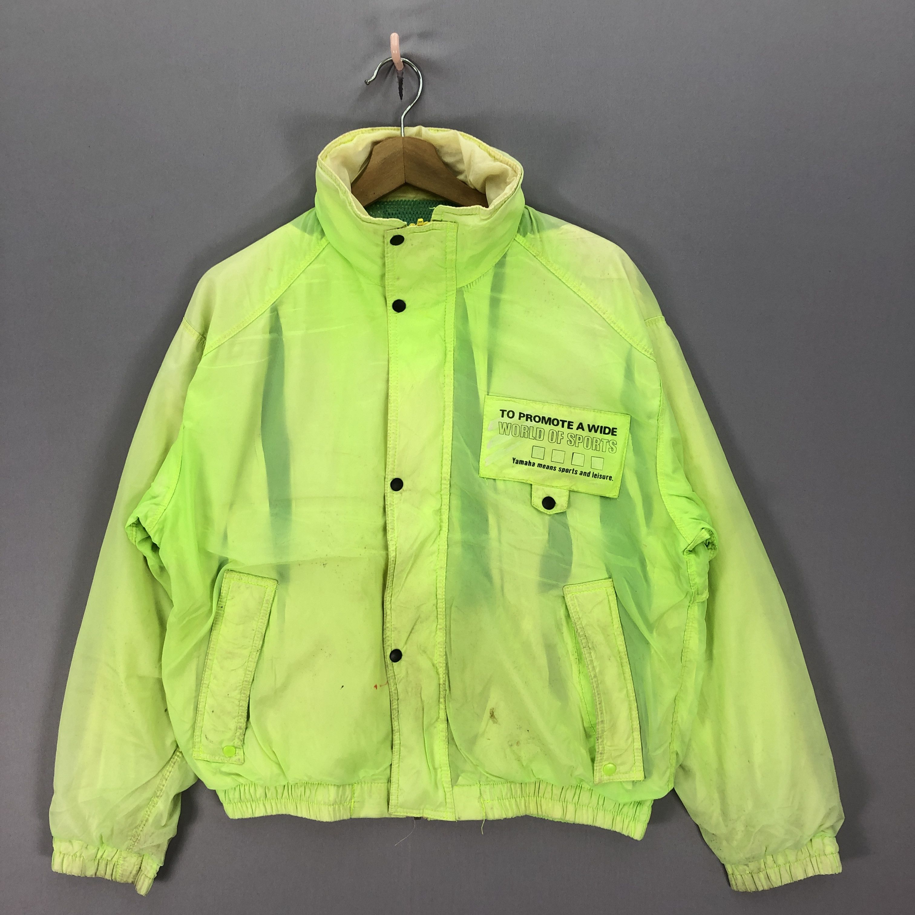 Vintage Vintage 90s Yamaha Windbreaker Sun Faded Racing Jackets | Grailed