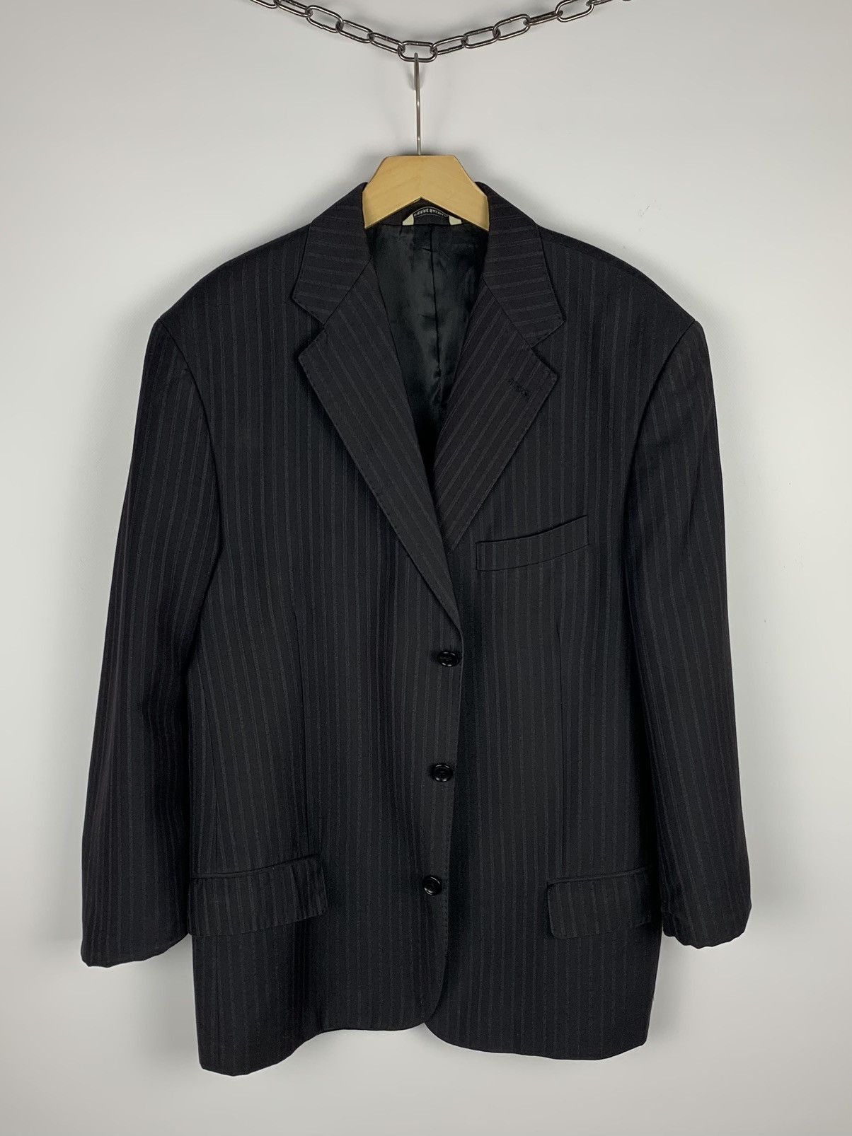Pierre Balmain × Vintage Vintage Pierre Balmain Single-Breasted Blazer Jacket Size 58 Size 48S - 13 Thumbnail