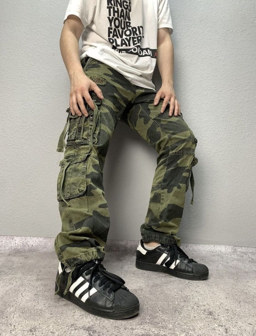 Japanese Brand Junya Watanabe Balenciaga Style Bondage Cargo Pants Vintage Size US 32 / EU 48 - 1 Thumbnail