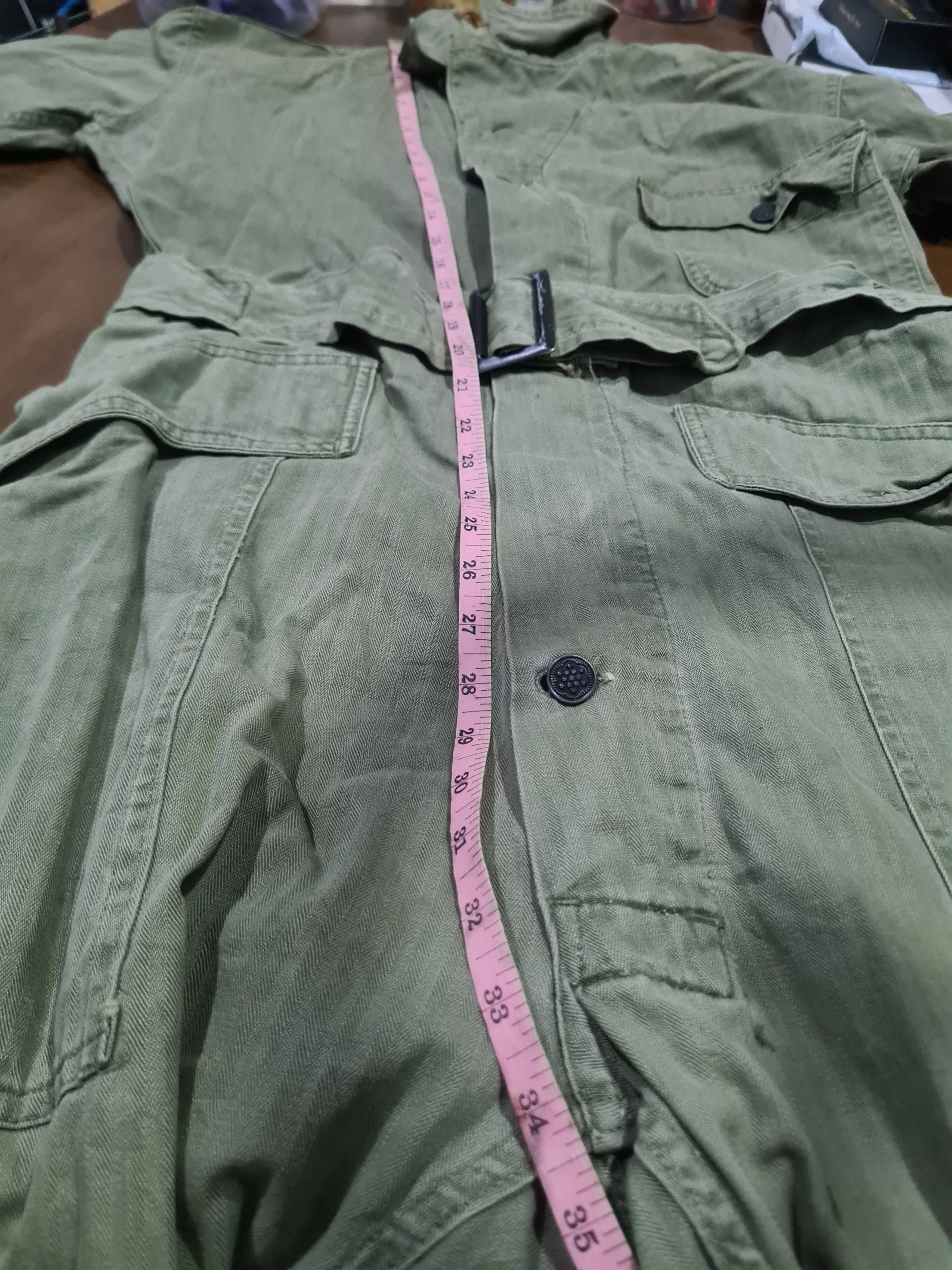 Vintage army military coverall overall hbt 13 star button Size US 42 / EU 58 - 14 Thumbnail