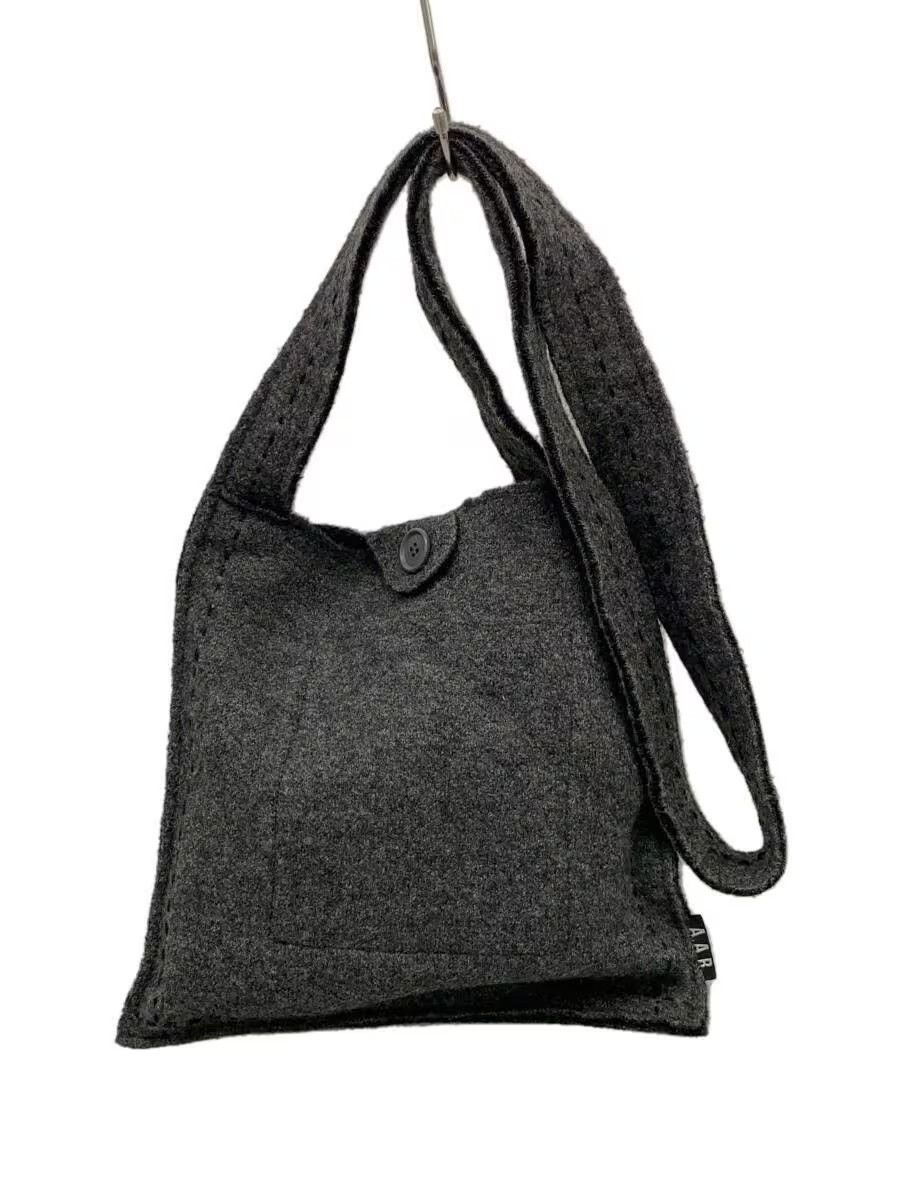 Yohji Yamamoto Contrast Stitch Wool Shoulder Bag Size ONE SIZE - 1 Thumbnail