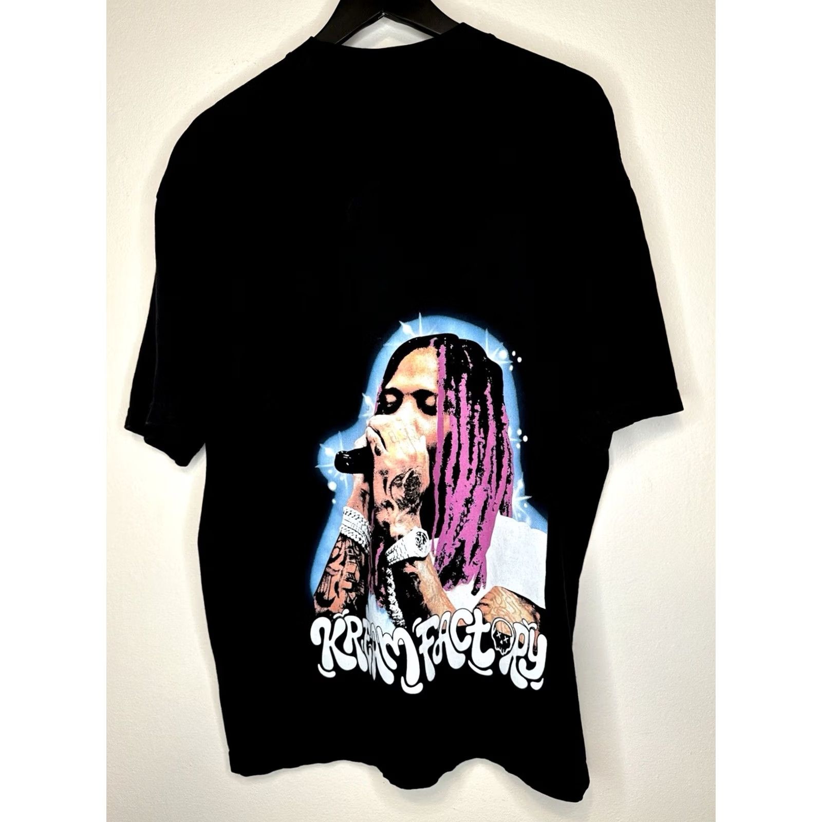 Vintage Kream Lil Durk Rap Shirt XL Black Graphic Hip Hop Streetwear Double Sided Size US XL / EU 56 / 4 - 4 Thumbnail
