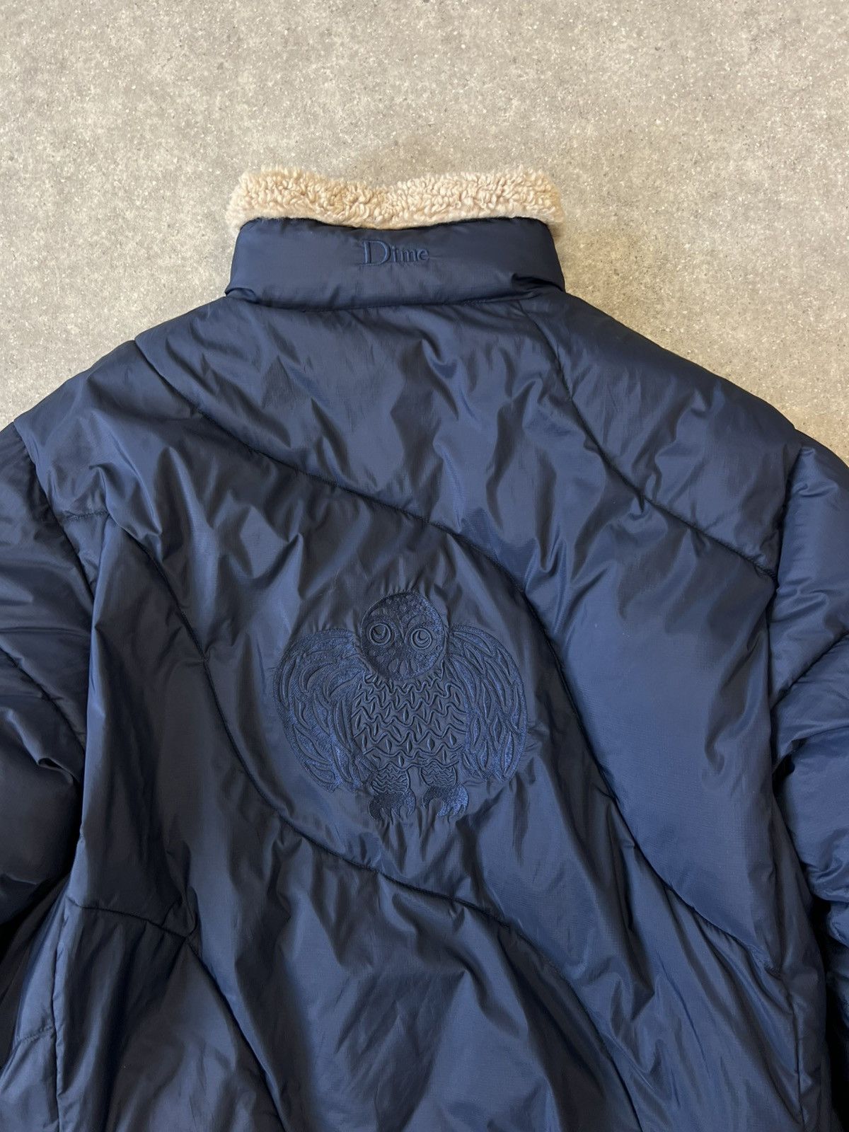 Dime×KANUK WAVE PUFFER JACKET ネイビー ダウン M Dime - Dime x Kanuk Wave Puffer Jacket | HBX