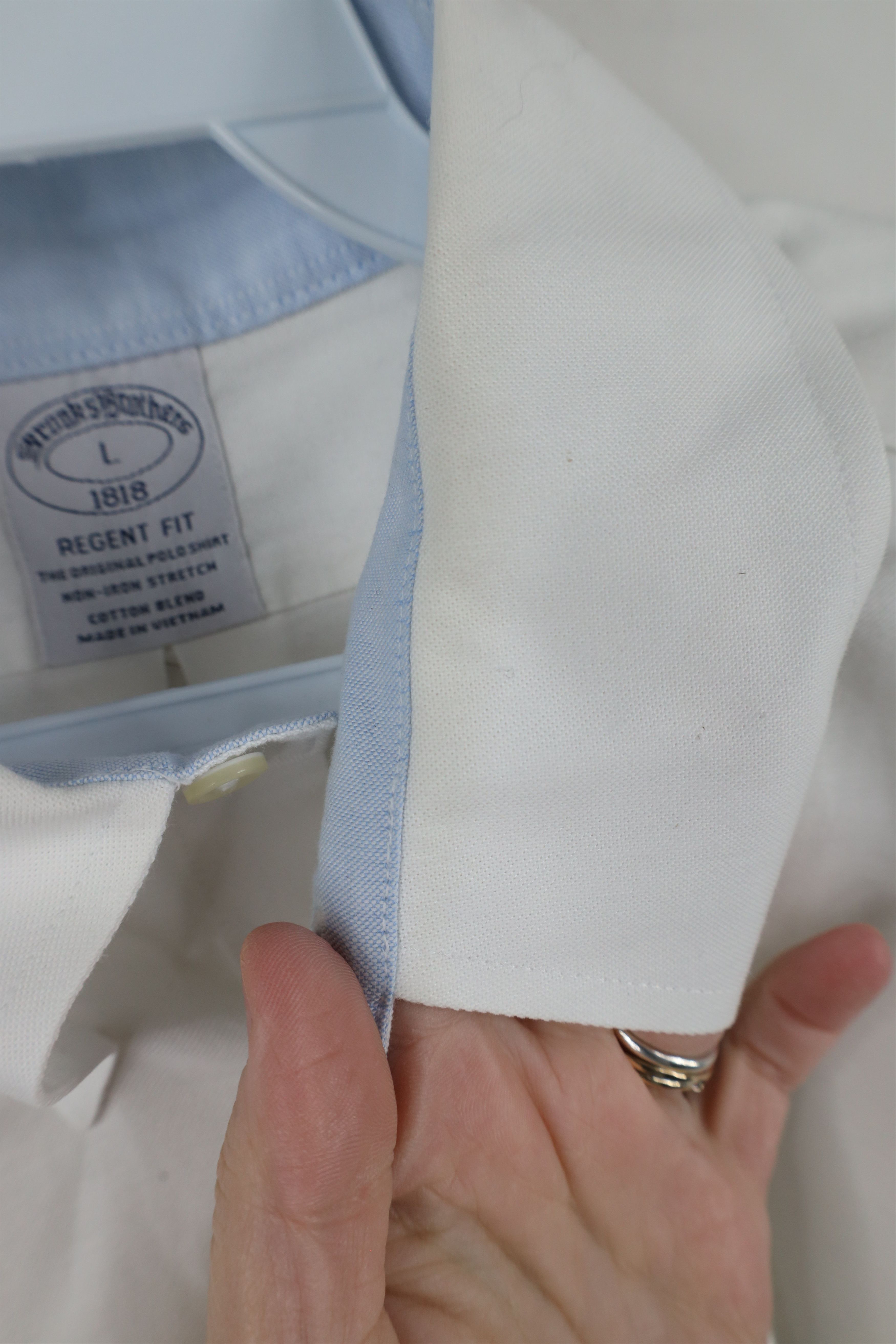 Brooks Brothers × Vintage Vintage Brooks Brothers Non Iron Stretch Button Down Shirt Size US L / EU 52-54 / 3 - 6 Thumbnail