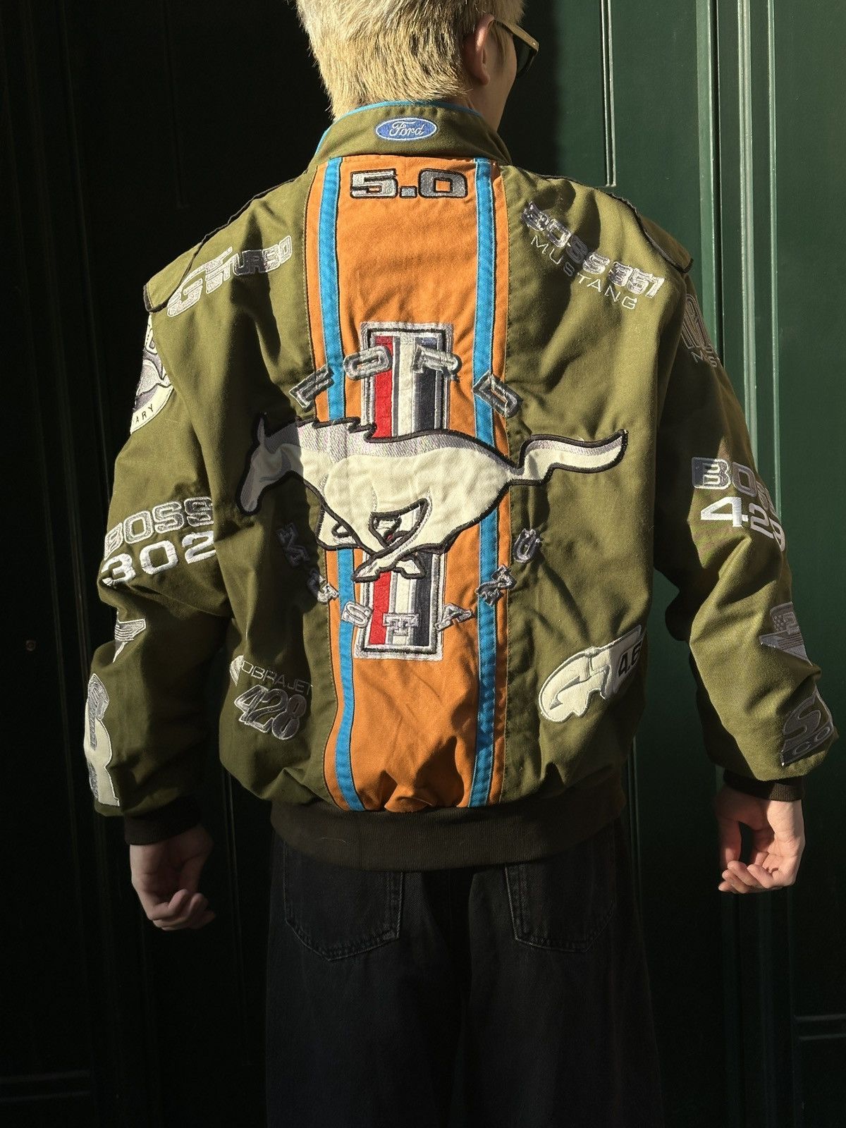 Ford × Mustang × NASCAR Vintage Ford Mustang Racing Jacket Size US M / EU 48-50 / 2 - 4 Thumbnail