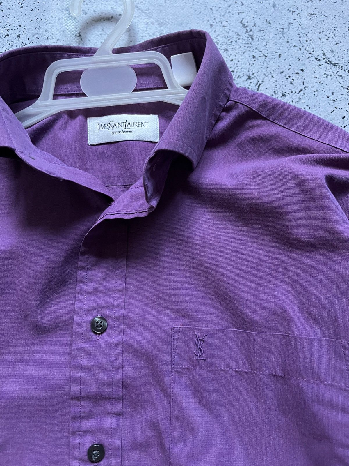 Vintage × Yves Saint Laurent Vintage Yves Saint Laurent Button Ups Shirt YSL Luxury Y2K Size US L / EU 52-54 / 3 - 1 Thumbnail