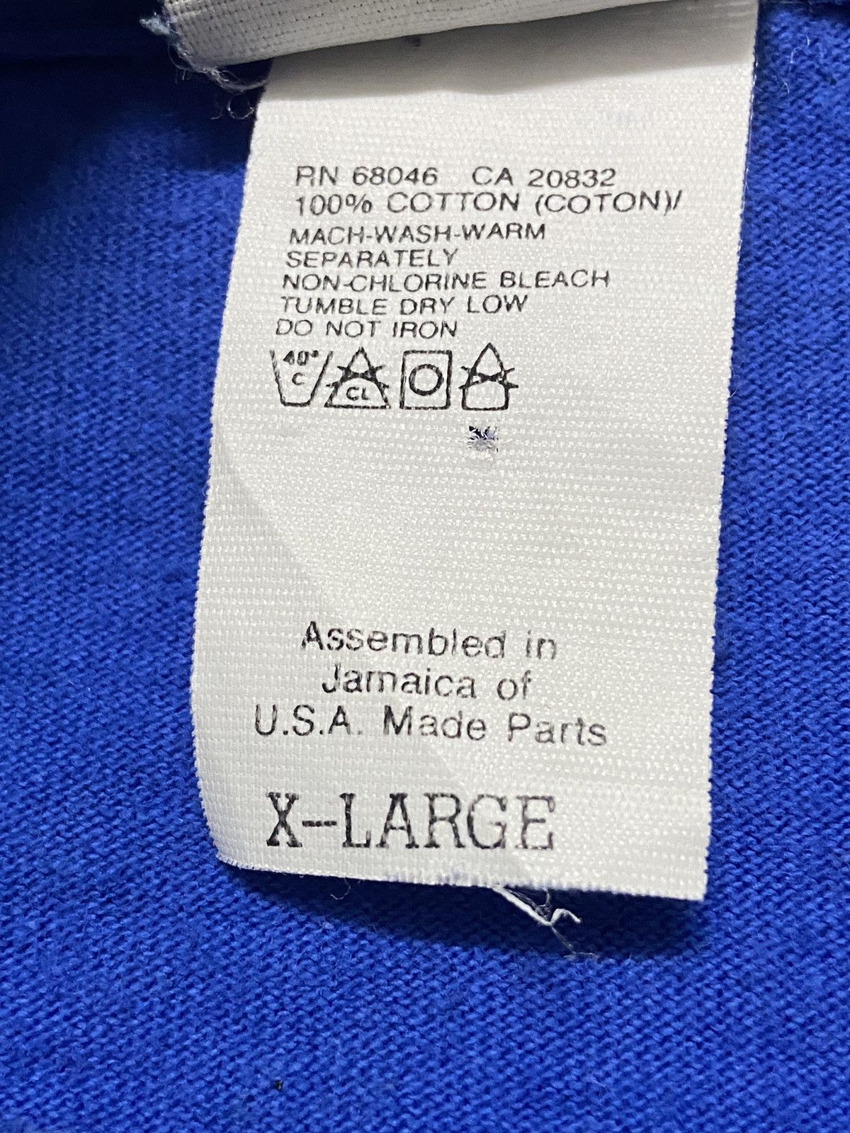 NFL × Vintage Vintage 90s Los Angeles Rams Single Stitch Tshirt Size US XL / EU 56 / 4 - 4 Thumbnail