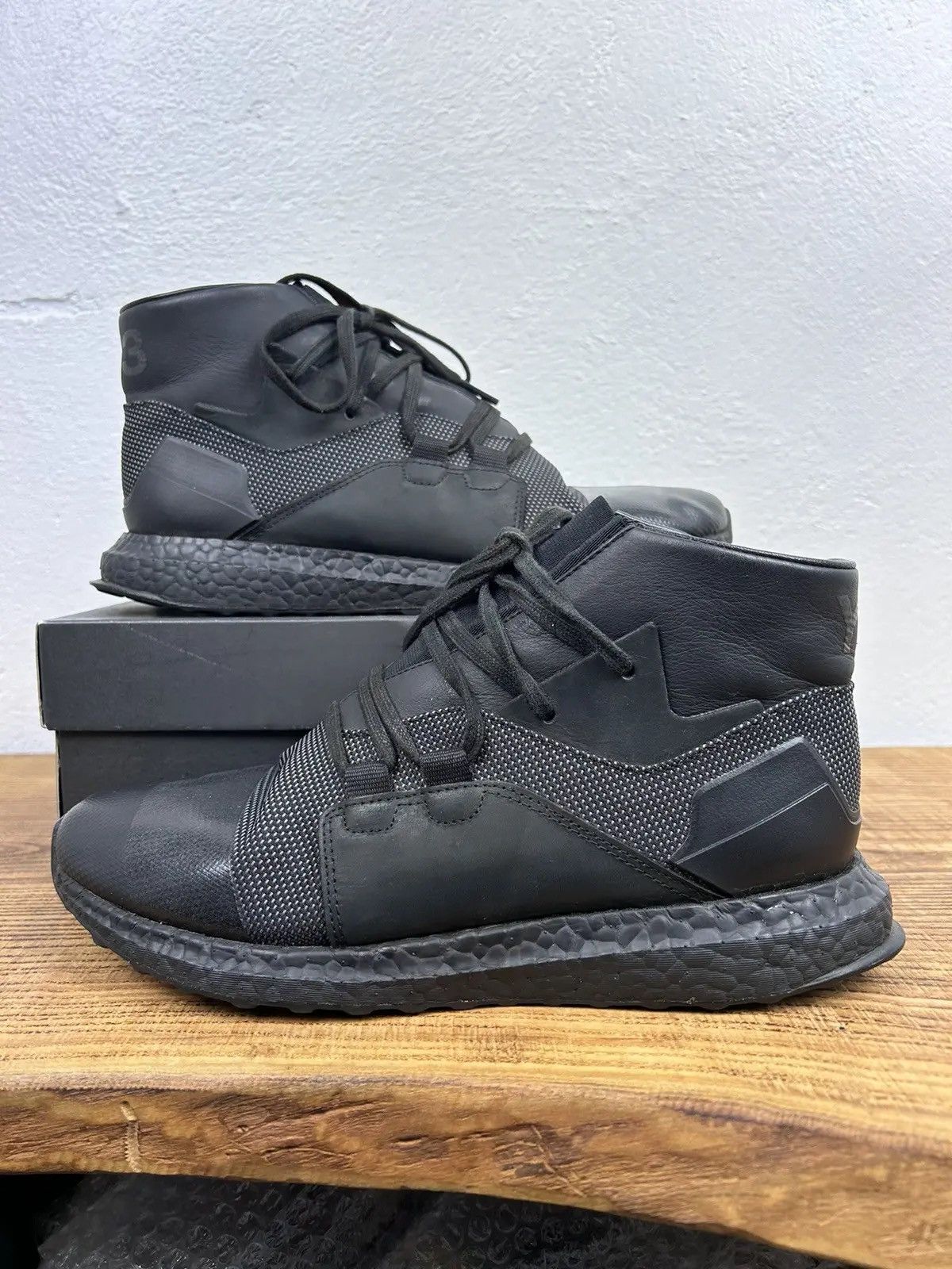 Adidas Yohji Yamamoto Adidas Y-3 Kozoko High Sneakers CG3160 Size US 8 / EU 41 - 2 Thumbnail