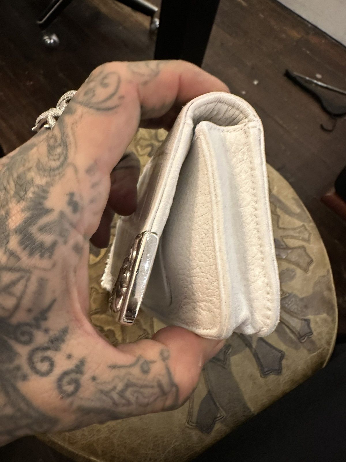 Chrome Hearts Chrome Hearts white alligator CROC wallet travel keep all Size ONE SIZE - 8 Thumbnail