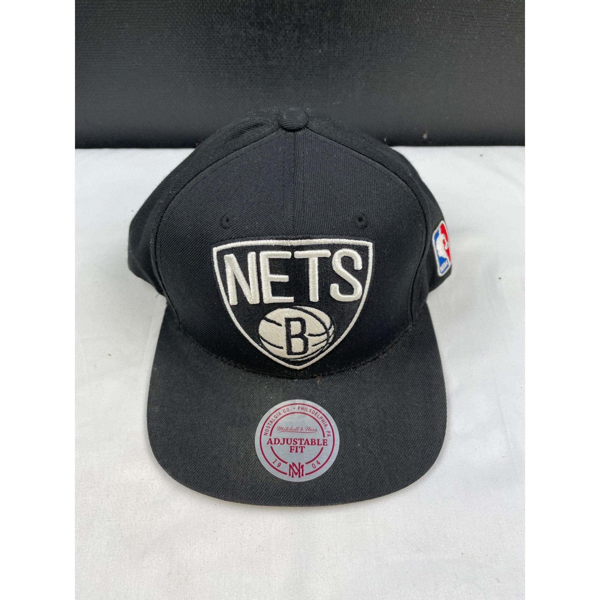 Mitchell & Ness Mitchell & Ness Nets Brooklyn Black Unisex Hat/Cap Adjustabl Size ONE SIZE - 1 Thumbnail