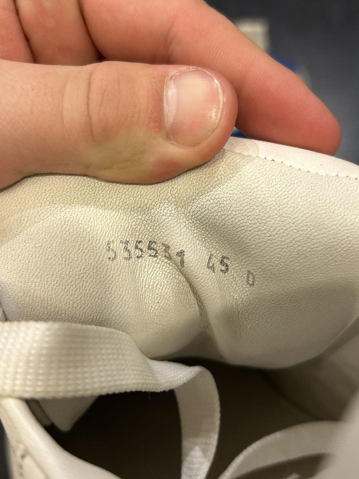 Alexander McQueen Alexander McQueen Oversized Runner Sneaker - White/Blue Size US 12 / EU 45 - 6 Thumbnail