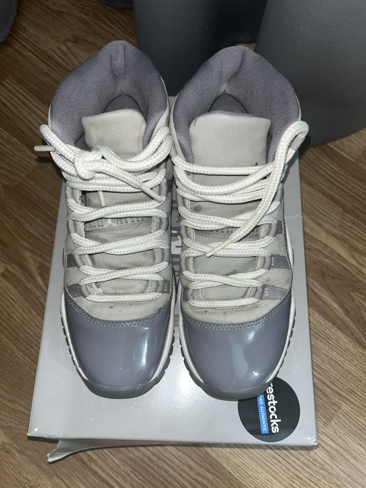 Jordan Brand air jordan 11 retro (GS) cool grey Size US 5.5 / IT 35.5 - 3 Thumbnail