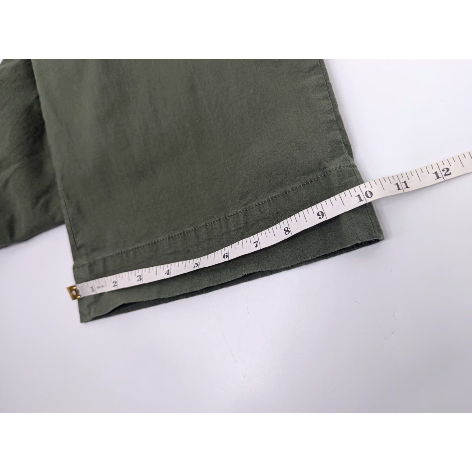 J.Crew J. Crew Pants Women's 28 Lizzie Wide Leg Olive Green Re-Imagined Utility Trouser Shirt? Size 28" / US 6 / IT 42 - 7 Thumbnail