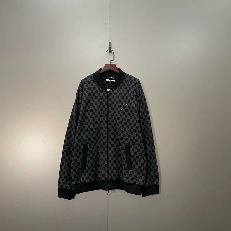 Louis Vuitton Chess Pattern Knit Jacket-dmc