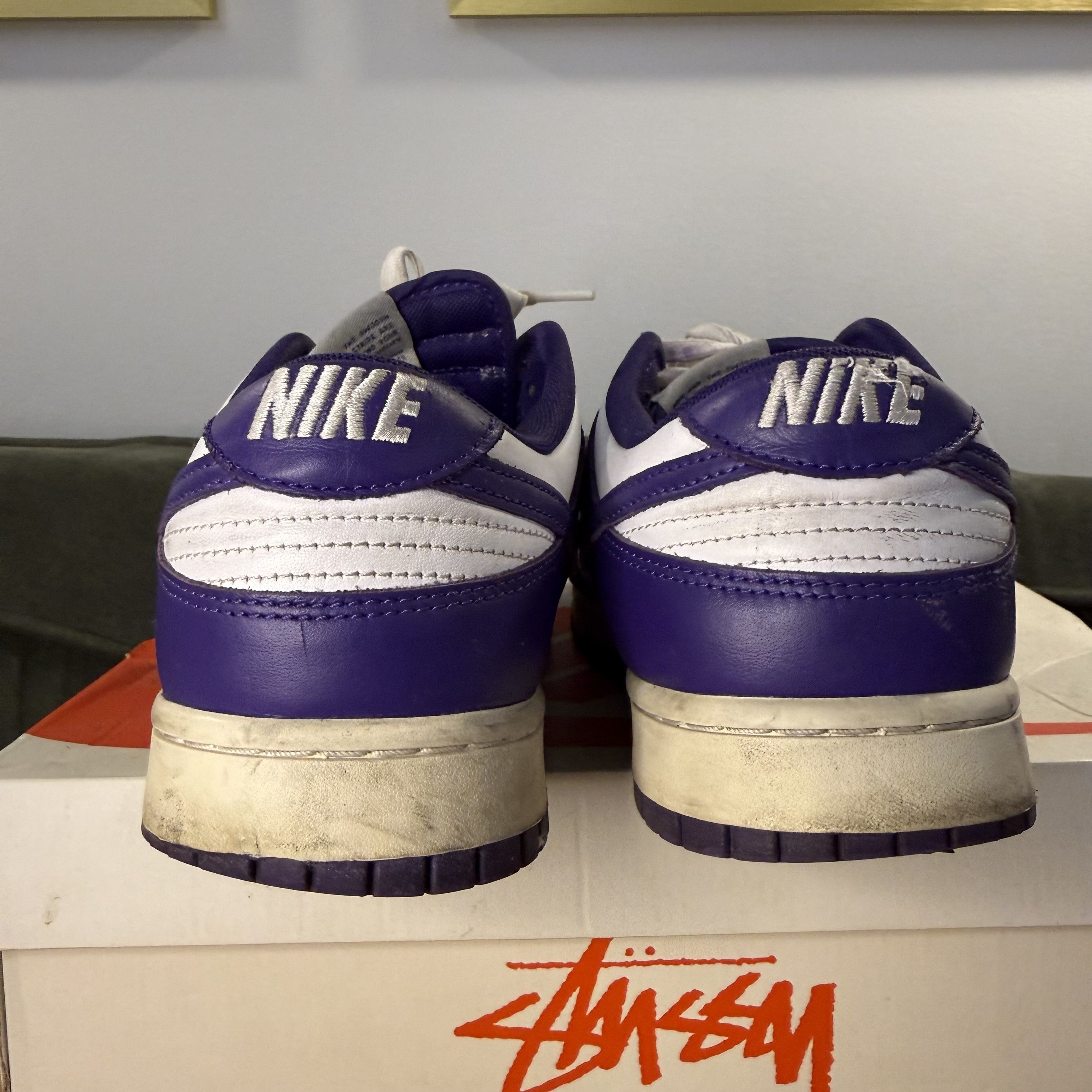 Nike Nike Dunk Low Retro 'Championship Court Purple', Men's 12 Size US 12 / EU 45 - 4 Thumbnail