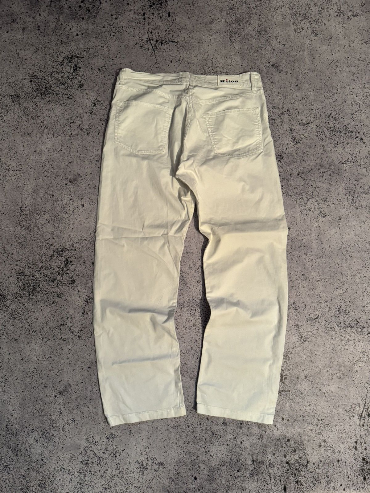 Kiton Kiton Pants Men’s 36 White Size US 36 / EU 52 - 1 Thumbnail