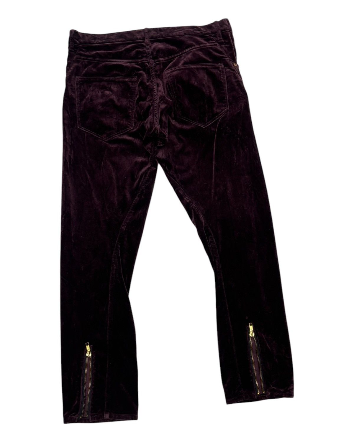 Japanese Brand × Seditionaries RARE🔥RNA INC PUNK ZIPPER VELVET PANTS Size US 33 - 6 Thumbnail