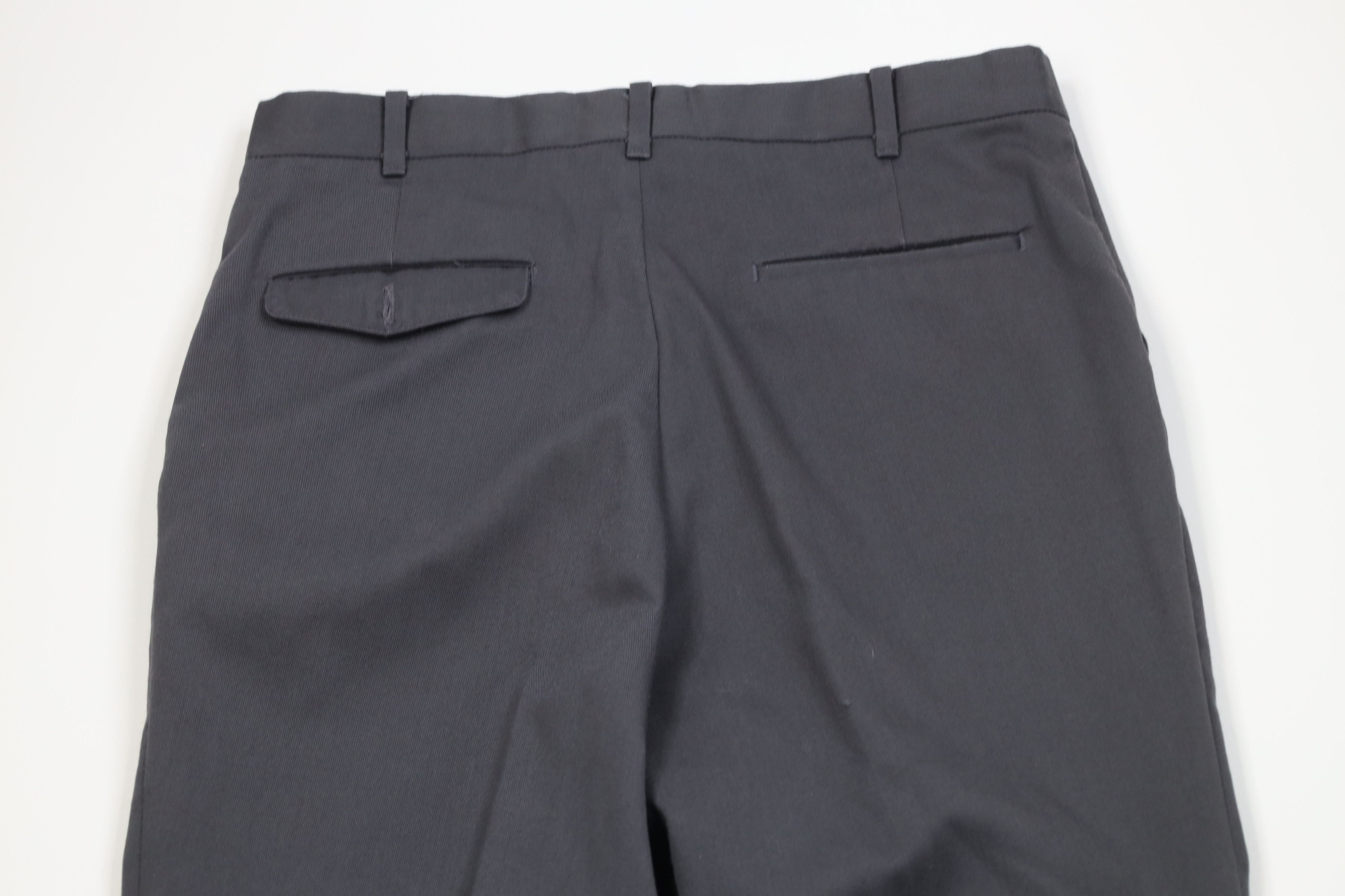 Vintage Vintage 70s Streetwear Twill Wide Leg Chino Pants Gray USA Size US 34 / EU 50 - 11 Thumbnail