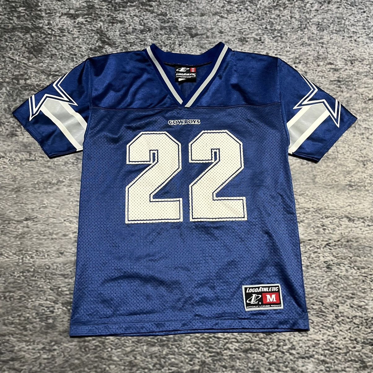 Logo Athletic VINTAGE 90s EMMITT SMITH #22 DALLAS COWBOYS JERSEY XS Size US XS / EU 42 / 0 - 3 Thumbnail
