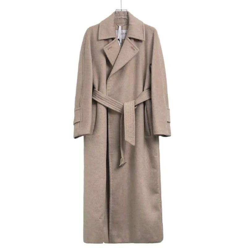 Max Mara MaxMara Women's Camel Wool Overcoat 0089 Size M / US 6-8 / IT 42-44 - 1 Thumbnail