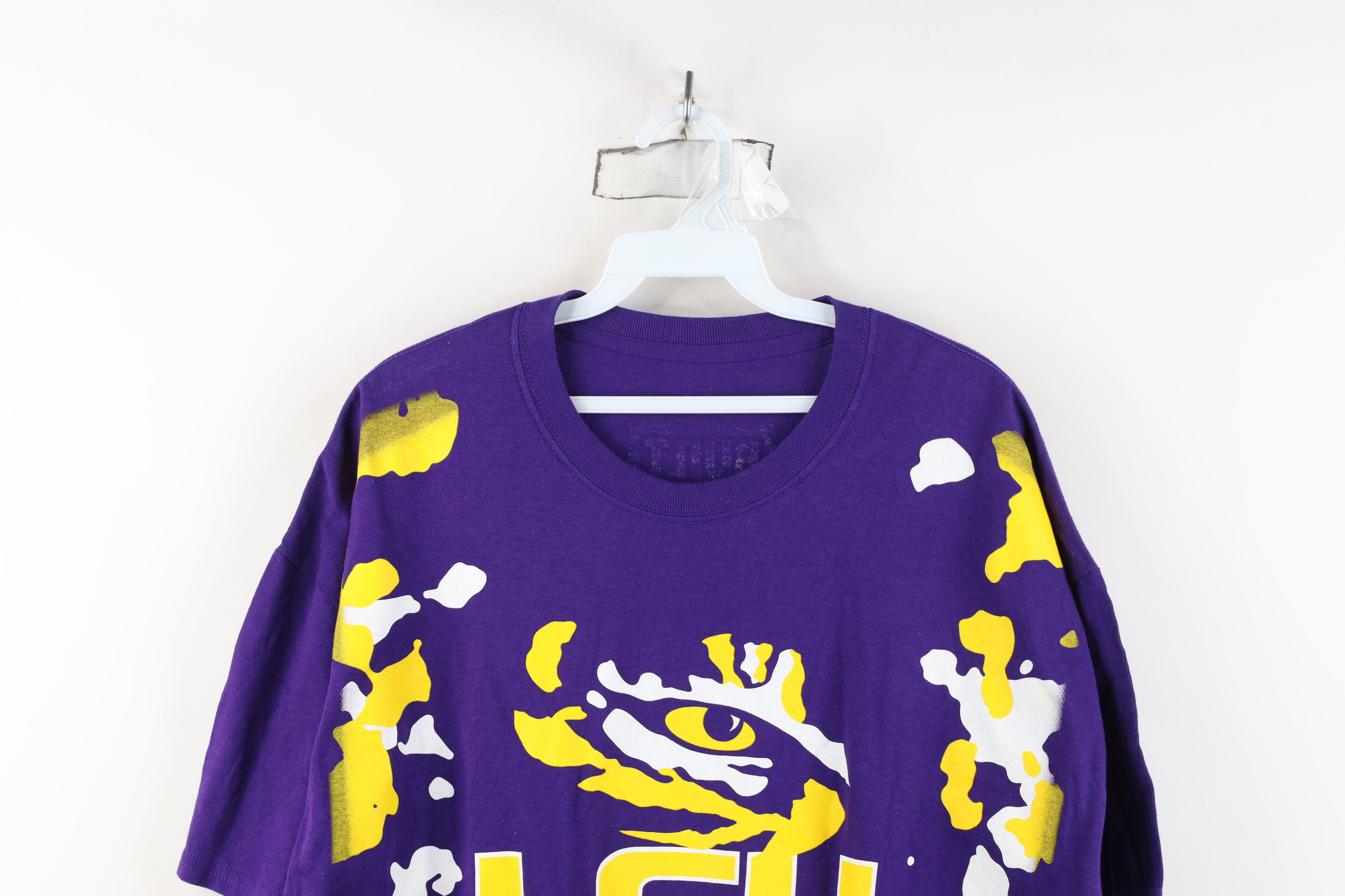 Vintage Vintage 90s Y2K Louisiana State University T-Shirt Purple Size US L / EU 52-54 / 3 - 2 Thumbnail