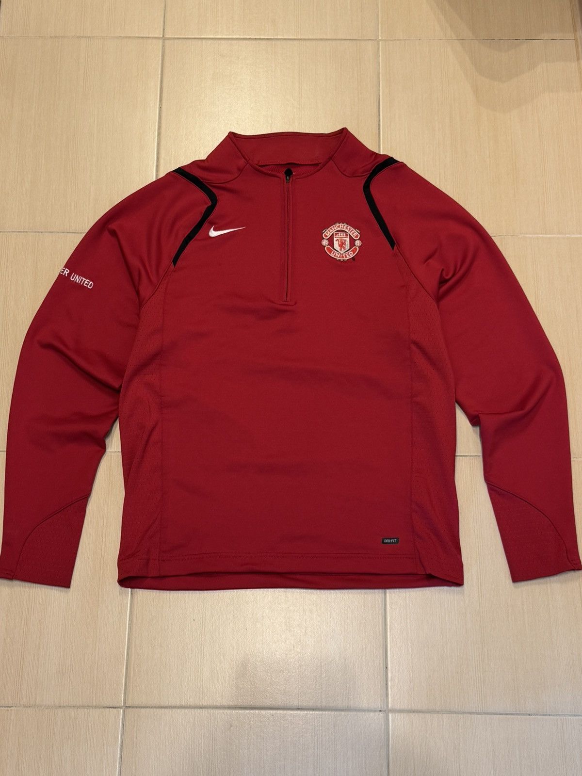 Nike Vintage Nike Manchester United 1/4 Zip Training Top 2006/07 Size US M / EU 48-50 / 2 - 1 Thumbnail