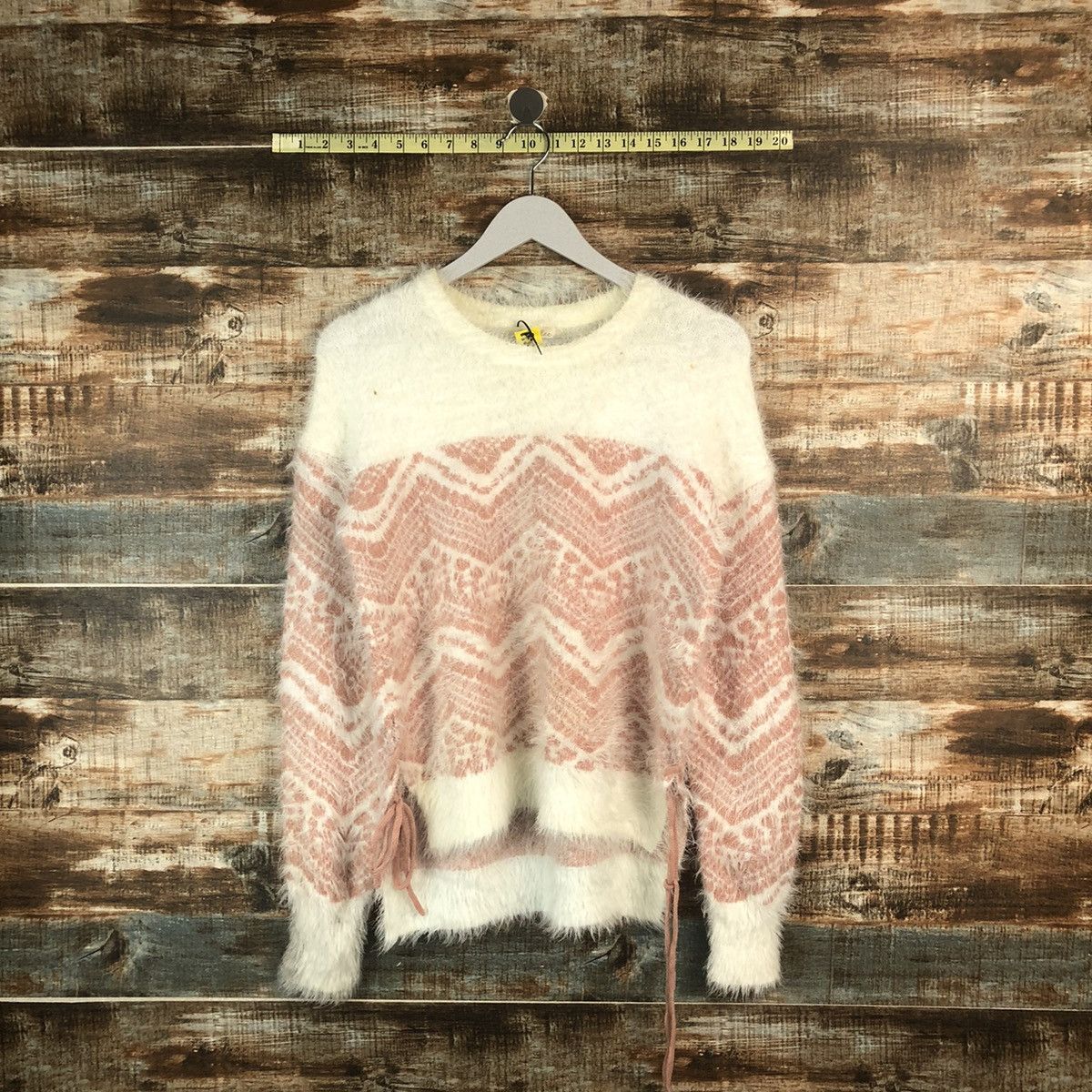Homespun Knitwear Mar Blee Pink fur mohair Knitwear #A2281 Size M / US 6-8 / IT 42-44 - 1 Thumbnail