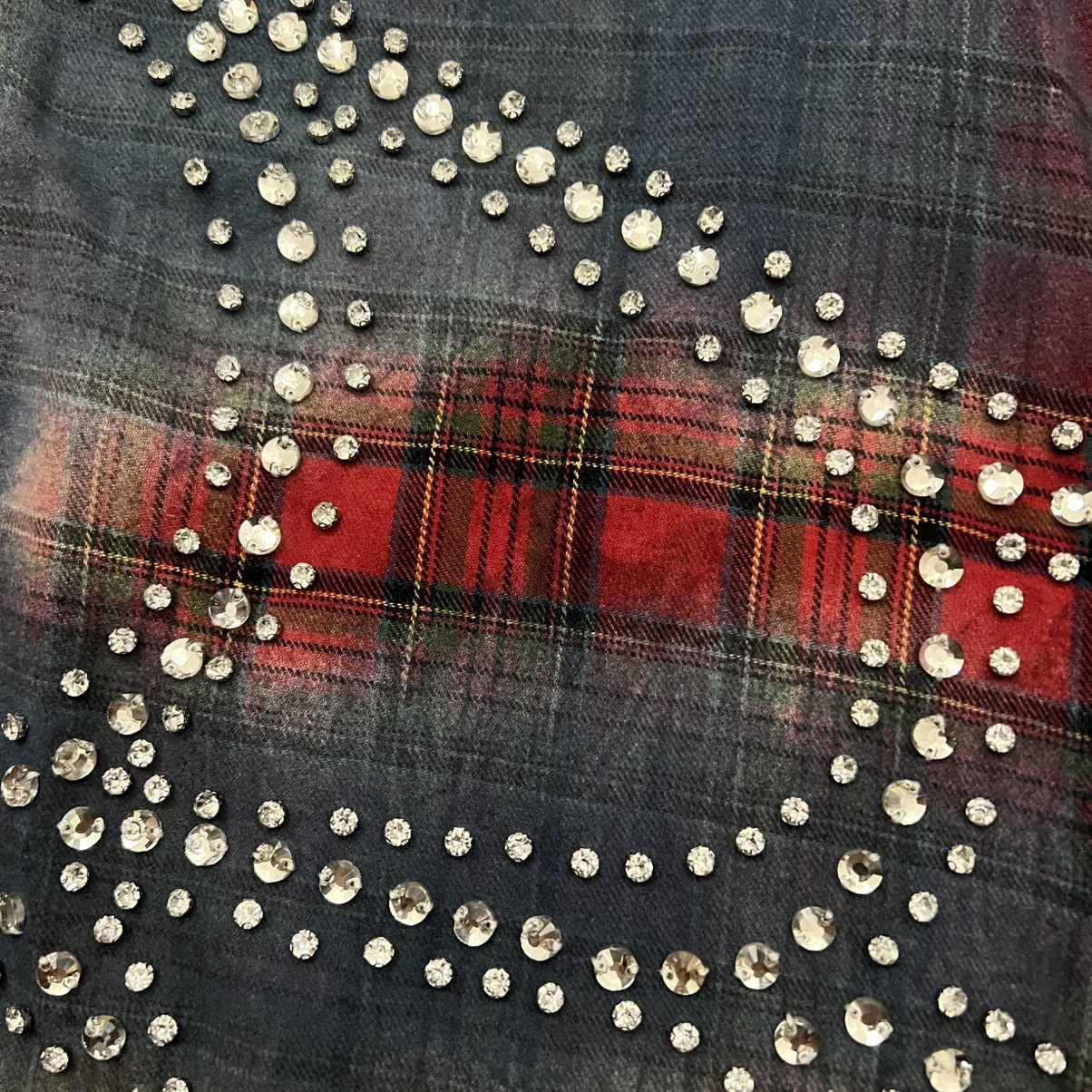 Vale Vale Forever Tie Dye Rhinestone Flannel Size US XL / EU 56 / 4 - 4 Thumbnail